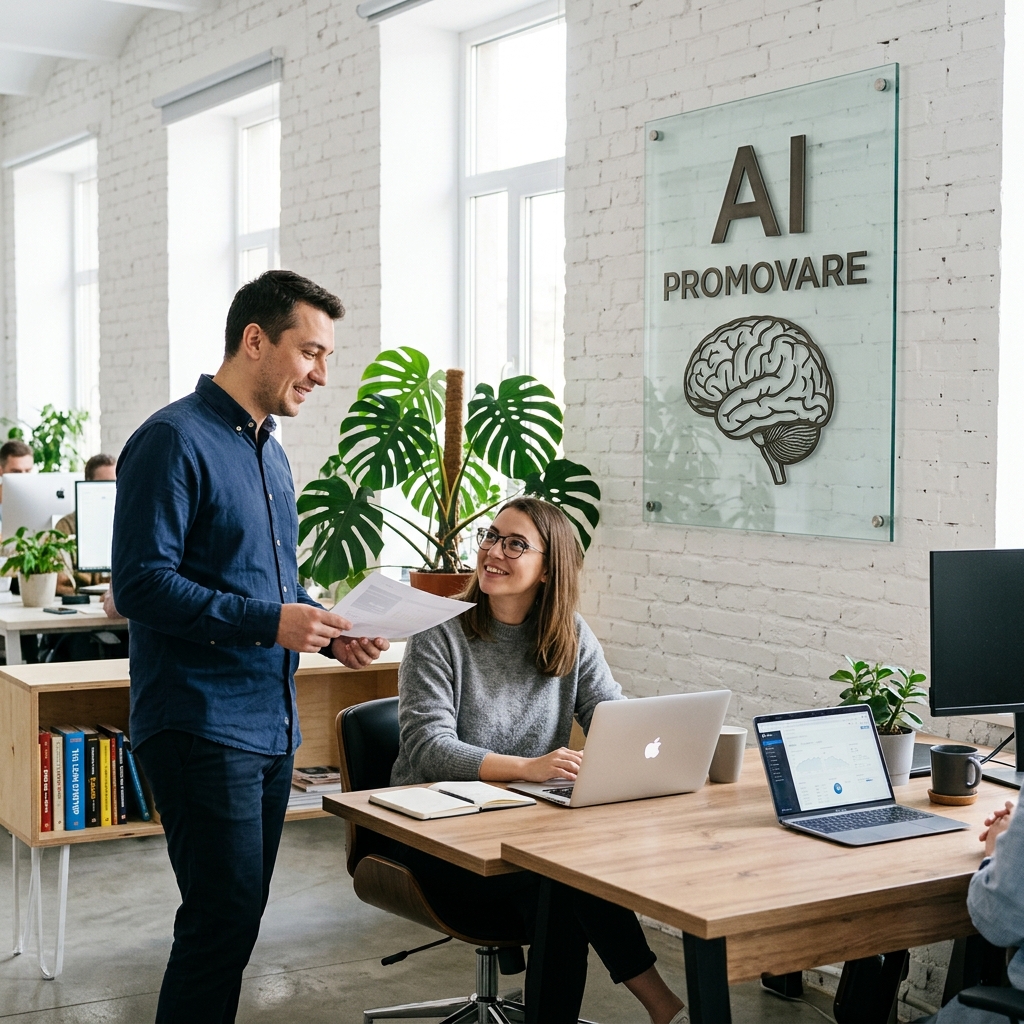Procesul de lucru AI Promovare