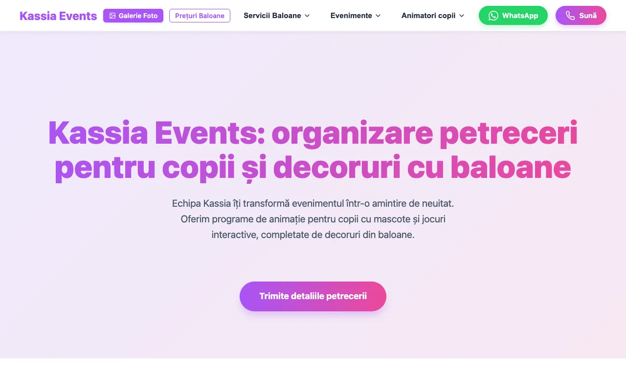 Dovadă Homepage